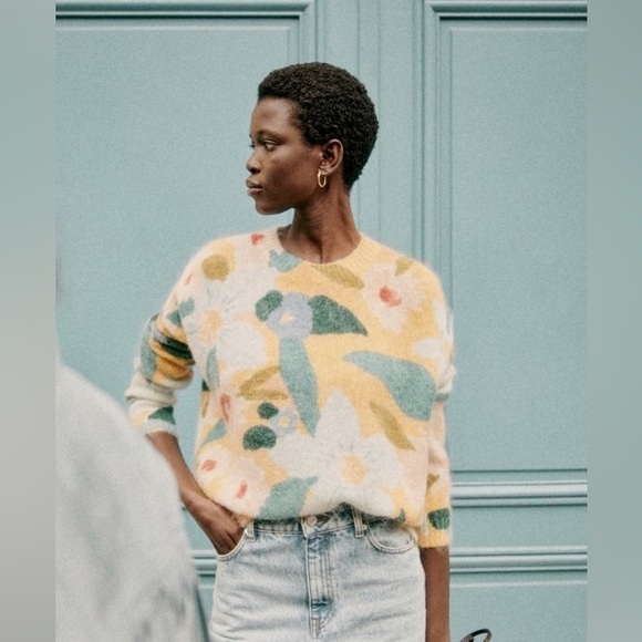 Sezane Isadora Kid Mohair Sweater - Picture 3 of 11